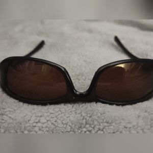 Maui Jim MJ 105-26 Dark Brown Oval Wrap Sunglasses Frames Italy Designer Sports